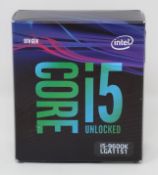 A boxed as new Intel Core i5-9600K Coffee Lake 3.7GHz Six-Core LGA 1151 (Product code: