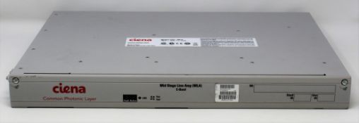 A pre-owned Ciena NTT830BAE5 Common Photonic Layer Mid Stage Line Amp C-Band (NNTMDR00S94D) (
