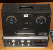 SOLD FOR PARTS, COLLECTION ONLY: A pre-owned Revox B77 Reel-to-Reel Tape Recorder (Significant signs