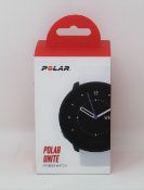 A boxed as new Polar Unite Fitness Watch in White (Size Small - Large) (Box sealed).