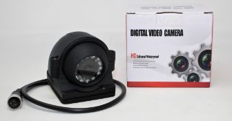 A boxed as new HD Infrared Waterproof Digital CCD CCTV Camera (Box opened).