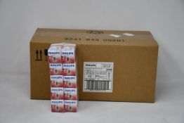 One hundred boxed as new Philips 25W E14 Oven Bulbs, Clear 230-240V.