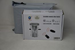Two boxed as new OWSOO Intelligent BT Invisible Anti-theft Security Home Door Locks HXQ908D.