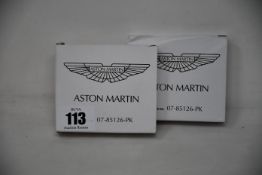 Two boxes of four as new Aston Martin spark plugs 07-85126-PK.