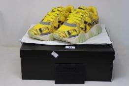 A pair of as new Versace Barocco print square trainers (EU 39 - RRP £570).