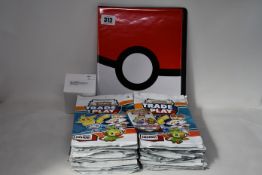 A large quantity of Pokemon Trading Card Game items to include forty eight sealed trade and play