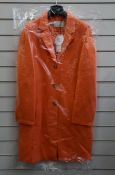 An as new Oui boiled wool coat in apricot (EU 38 - RRP £199).