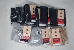 Nine pairs of assorted as new Thinx underwear (Assorted sizes) and two pairs of sleep shorts (M).