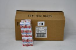 One hundred boxed as new Philips 25W E14 Oven Bulbs, Clear 230-240V.