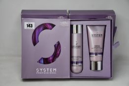 Three System Professional - Colour Save Shampoo and Conditioner box sets (Some damage to outer