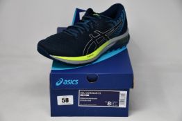 A pair of as new Asics Gel-Cumulus 22 trainers (UK 7).