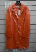 An as new Oui boiled wool coat in apricot (EU 40 - RRP £199).