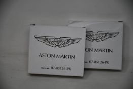 Two boxes of four as new Aston Martin spark plugs 07-85126-PK.