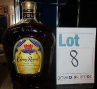 Four Crown Royale blended Canadian whisky (1ltr) (Over 18s only).