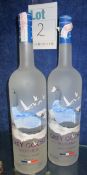 Two Grey Goose Vodka's (1.75ltr) (Over 18s only).