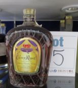 Four Crown Royale blended Canadian whisky (1ltr) (Over 18s only).