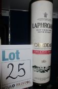A Laphroaig Isley single malt scotch whisky, Cairdeas port and wine casks (No box lid -700ml) (