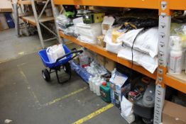 A quantity of miscellaneous garden/outdoor related items to include Textarp Tarpaulins, Suplong