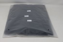 An as new A.C.W. easycare merino Essentials zip through sweater in black (M).