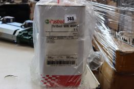 Two tins of Castrol Tribol WR4600 wire rope lubricant (5ltr).