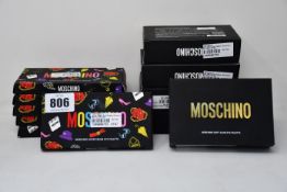 Six as new Moschino Tony & Moly super beam eye palette (01 all of Gold) and five as new Moschino