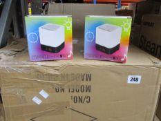 Thirty two boxed as new StillCool Bluetooth Mini HiFi Speaker Alarm Clocks S8 (Some damage to a