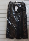 A pair of as new Oui black trousers (EU 42 - RRP £139).