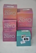 Six Banila Co Clean it Zero cleansing balm (2 x 180ml 5 x 100ml) and one revitalising cleansing balm