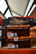 Two pairs of as new Skechers Segment Garnet boots (UK 8).