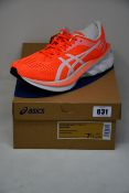 A pair of women's as new Asics Novablast Tokyo trainers (UK 5.5).