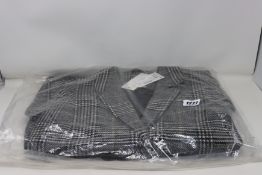 A women's as new Tom Tailor My True Me checked coat (UK 12 - RRP €120).