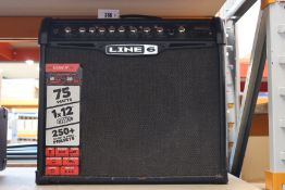 A pre-owned Line6 Spider IV 75 guitar amplifier.