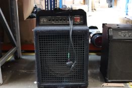 A pre-owned SWR Workingman's 12 bass amplifier.