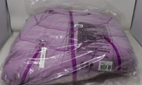 A women's as new Nike Down Fill City Ready purple parka (S).