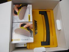 An as new Mirka Deros 5650CV Solution Kit with Abranet Ace (KIT 1503WOMUL).