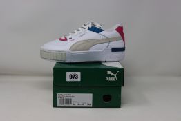 Two pairs of women's as new Puma Cali Sport Mix trainers (UK5.5).