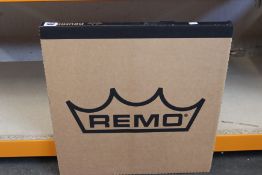 Five as new Remo drumheads to include Ambassador, Silenctstroke and Powerstroke.