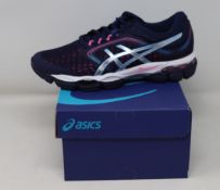 A pair of women's as new Asics Gel-Ziruss 3 trainers (UK 5).