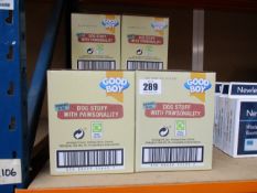 A quantity of boxed as new Good Boy dog treats: Crunchy Chicken and Calcium Bones (2 x 8 x 100g),