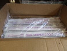 A quantity of as new Corning Costar Stripette 50ml serological pipettes, individually paper/