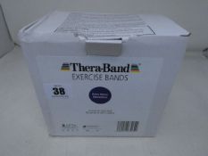 A boxed Thera-Band extra heavy resistance exercise band roll (45.7 metre).