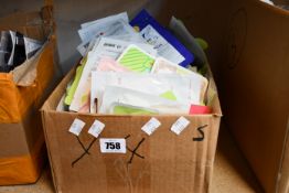 A quantity of assorted face mask sheets and pimple patches with related items.