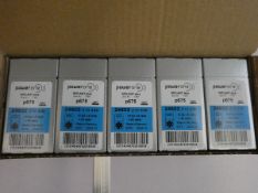 Ten boxes of Power One implant plus cochlear implant batteries (60 items per box).