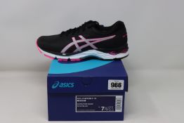 Three pairs of women's as new Asics Gel-Phoenix 10 trainers (UK 5.5).