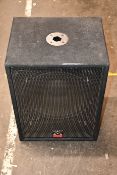 A pre-owned Wharfedale Pro speaker (Model number EVP-15psb) (Missing power cable).