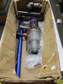 A pre-owned Dyson V11 Absolute (Nickel/Blue) vacuum cleaner (Crack to filter housing - Requires UK