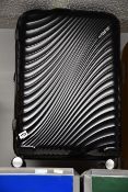 An as new American Tourister JetGlam A120 suitcase in black.