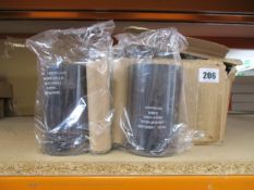 A box of ten as new Techno-Edge B112 130mm x 600M Thermal Transfer Ribbon. Black Wax/Resin (PN: