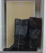 A pair of pre-owned Michael Kors Preston boots (UK 8.5).