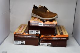 Three pairs of as new Skechers Elent Leven trainers (1 x UK 11, 2 x UK 12).